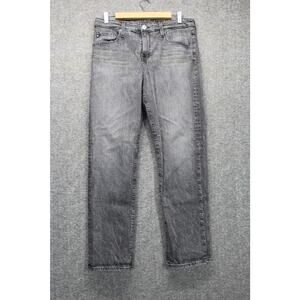 AG Adriano Goldschmied Ex-Boyfriend Slouchy Slim Jeans Size 30R Gray Black Wash